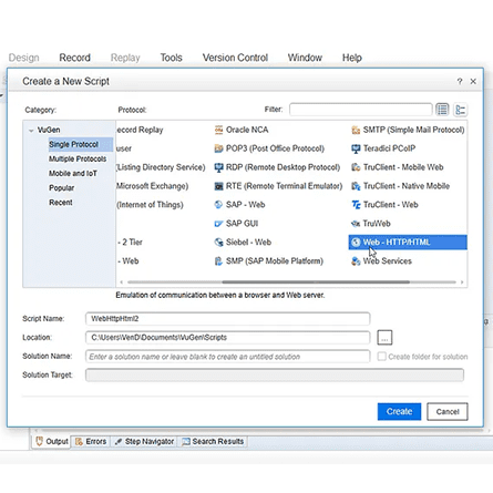 Micro Focus LoadRunner - TestMatick