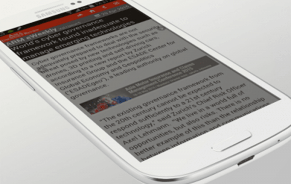 Mobile News App From the Field of Risk Management