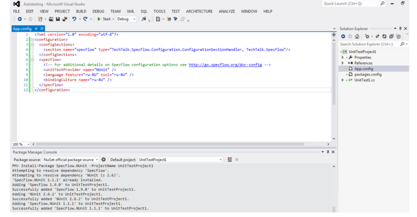 Editing the Content in Visual Studio