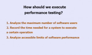 How Should We Execute Performance Testing