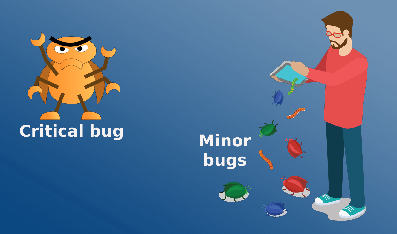 Critical and minor bugs