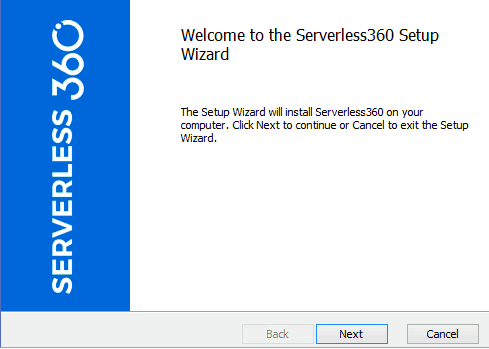 Serverless360 Setup Wizard