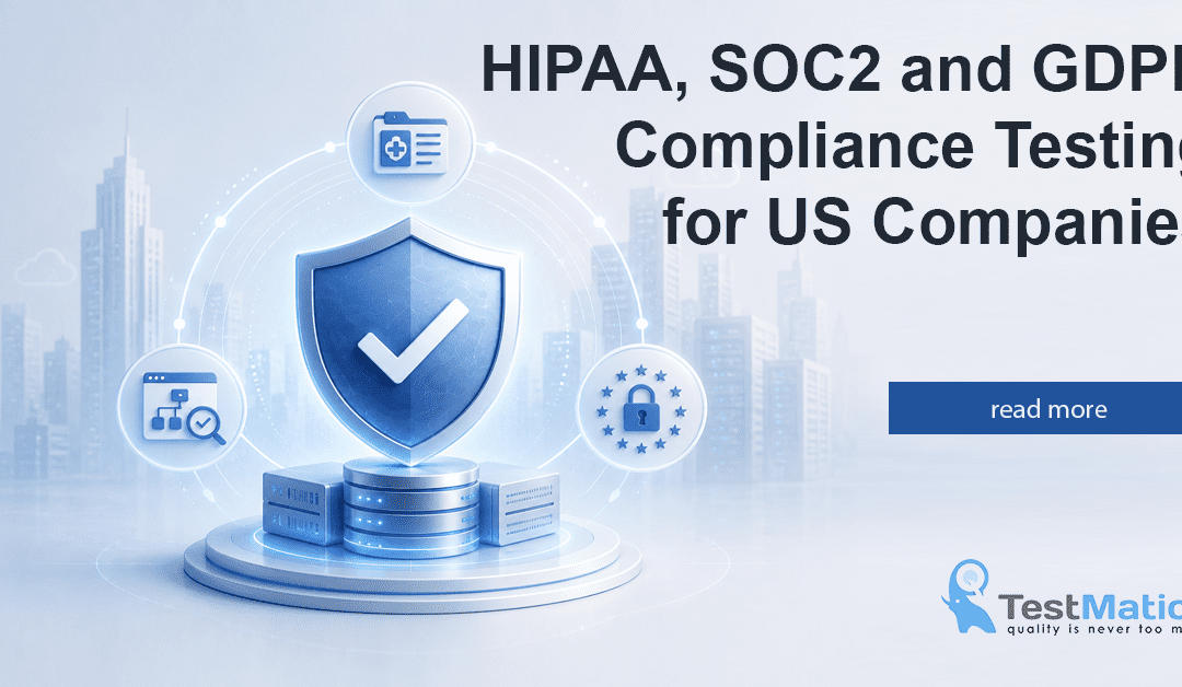 HIPAA, SOC2 and GDPR Compliance Testing for US Companies